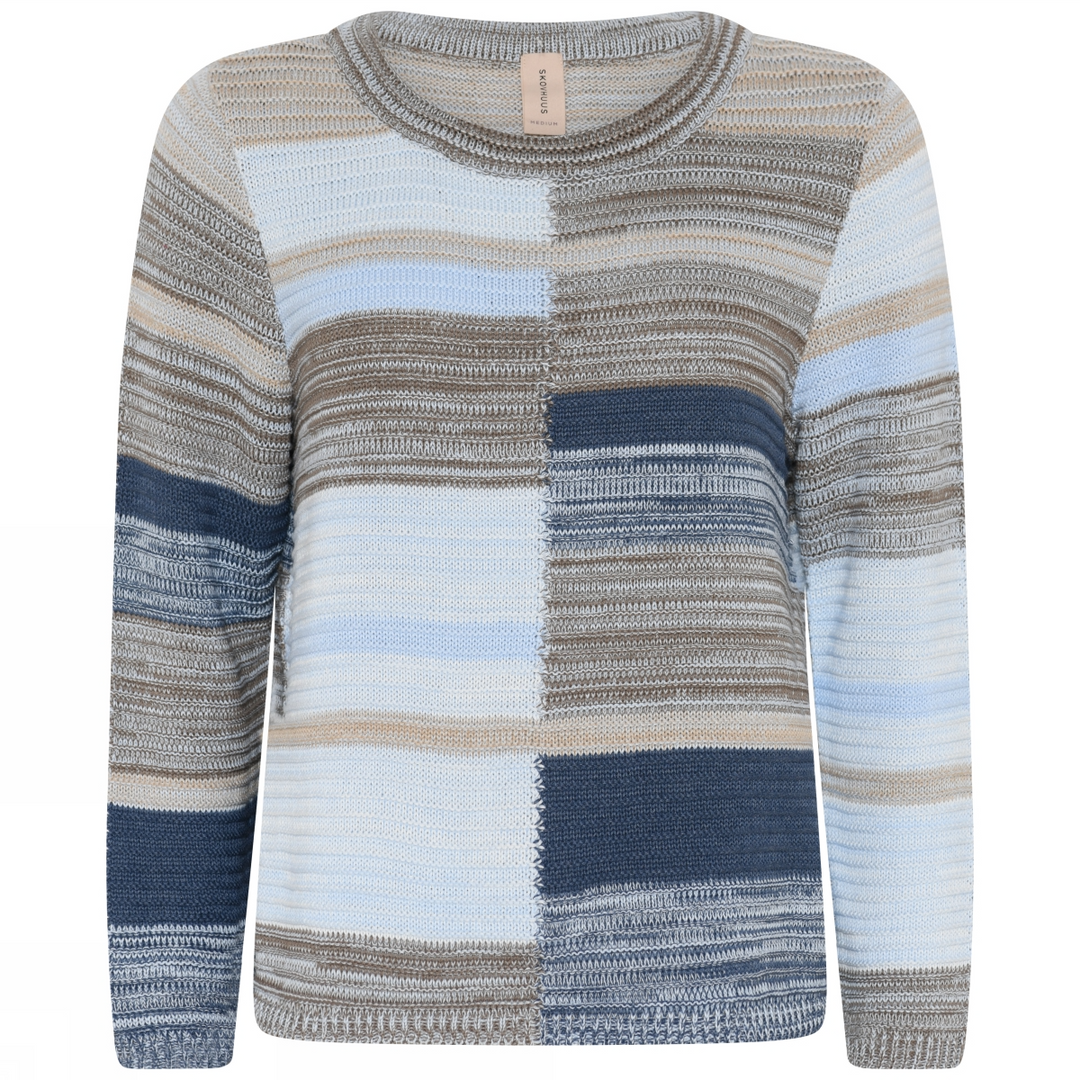 Casual multicolour pullover