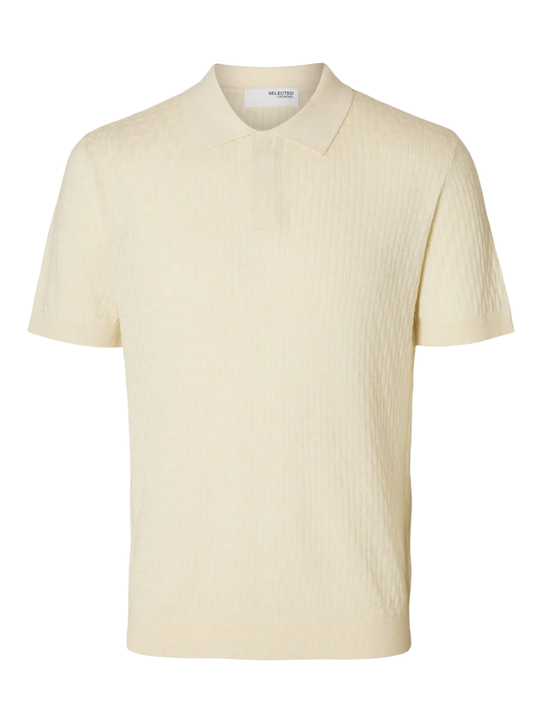 SLHChance SS Knit Structure Polo