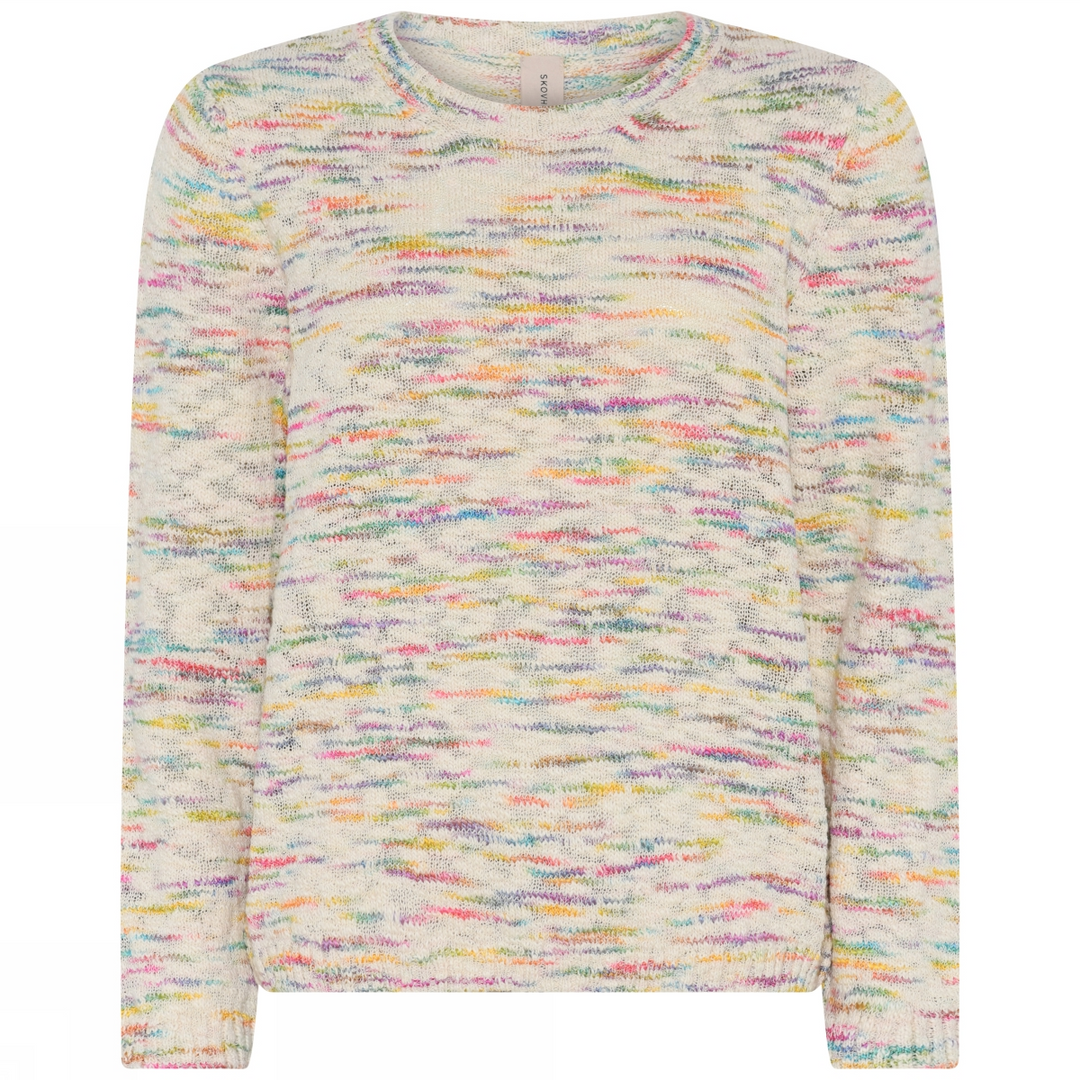 Multicolour o-neck pullover