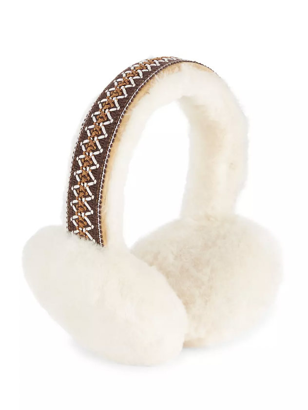 W Embroidered Earmuffs TAS