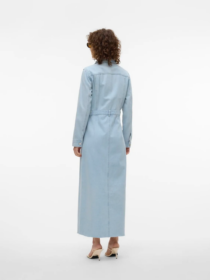 VMMolly LS Ank Denim Dress