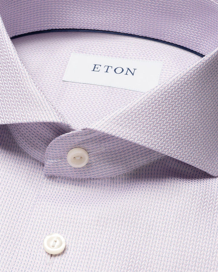 SLIM Herringbone Signature Dobby Shirt