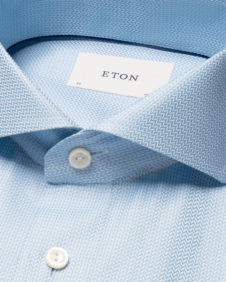 SLIM Herringbone Signature Dobby Shirt