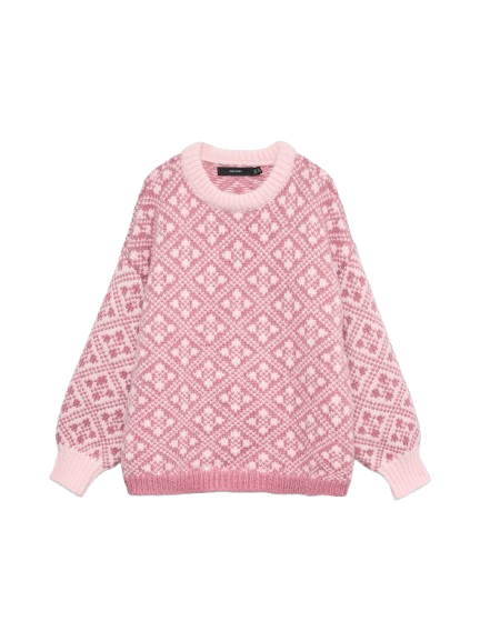 VMINGA LS O-NECK OVERSIZED PULLOVER