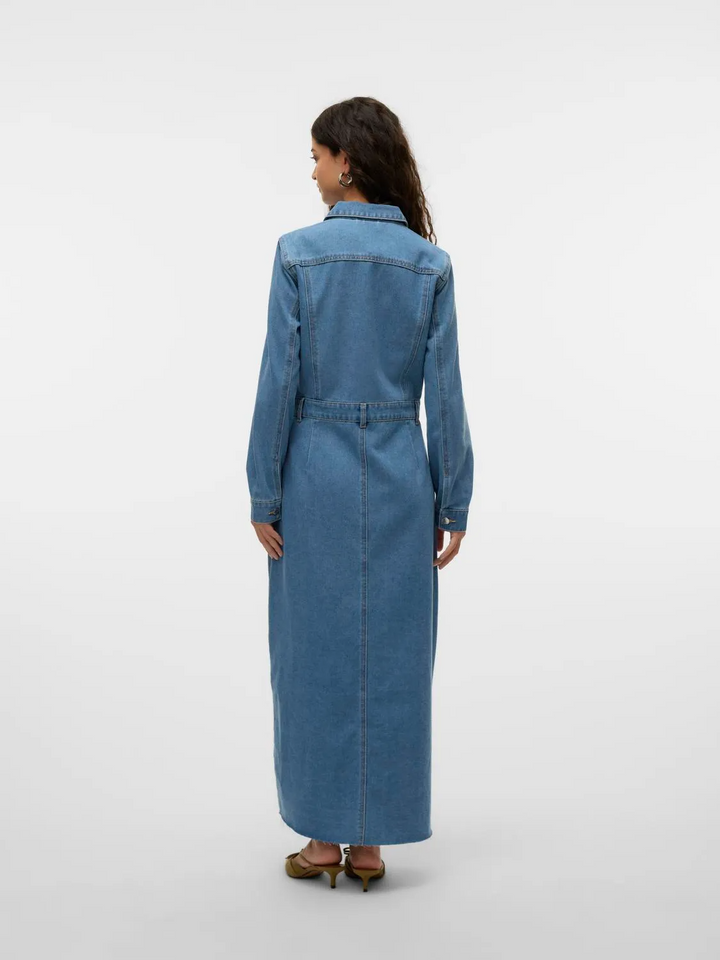 VMMolly LS Ank Denim Dress