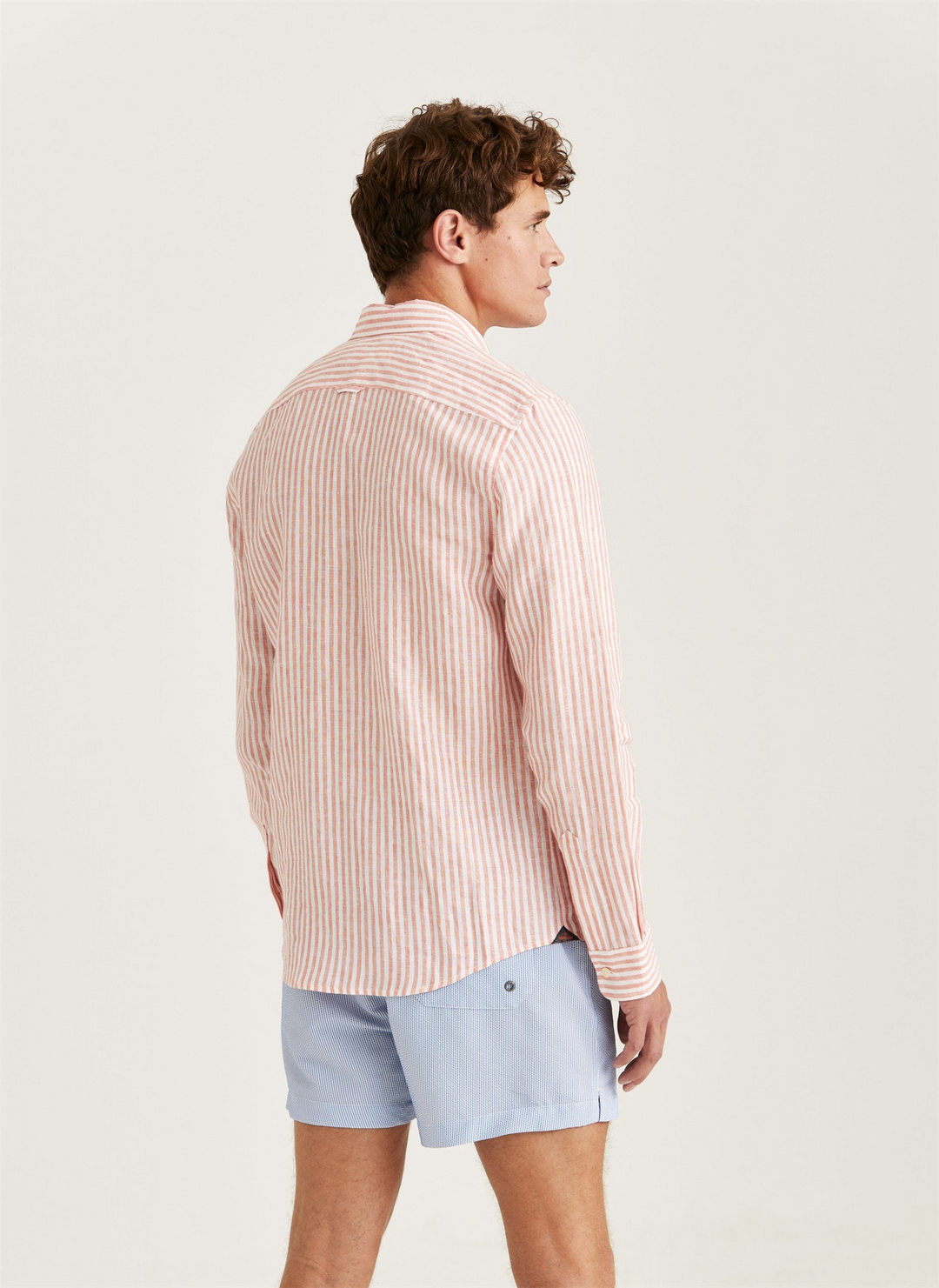 Douglas Linen Stripe Shirt