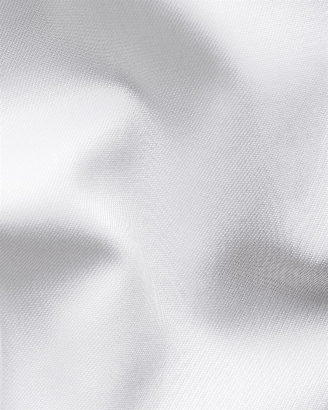 Slim Fit White Medallion Effect Signature Twill Shirt