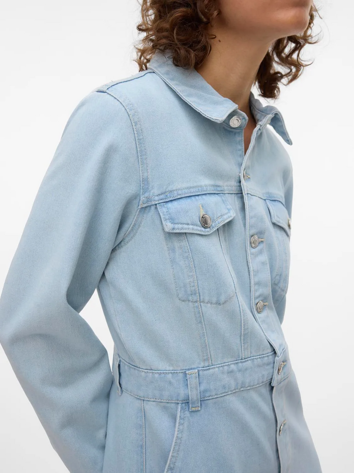 VMMolly LS Ank Denim Dress