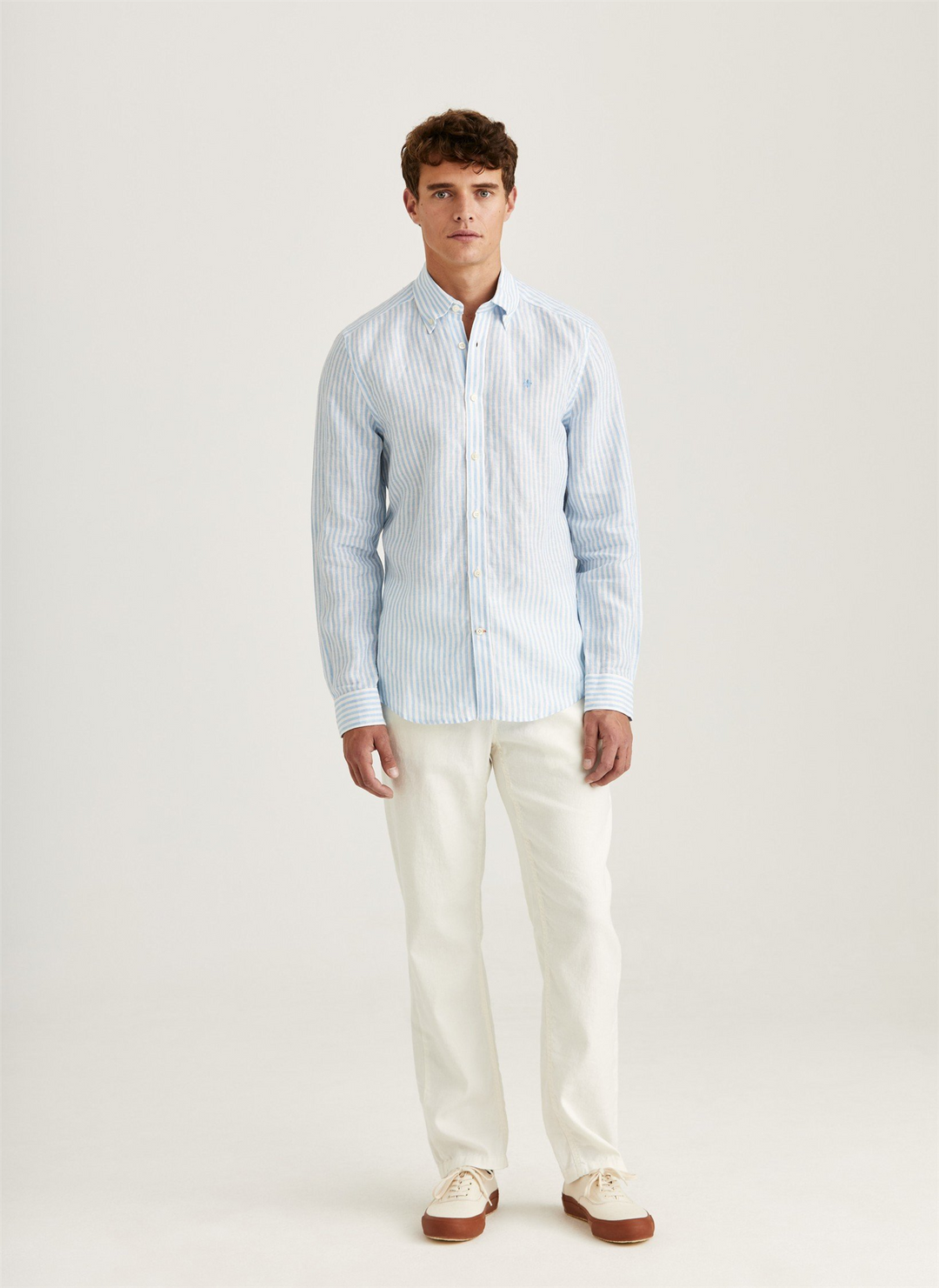 Douglas Linen Stripe Shirt