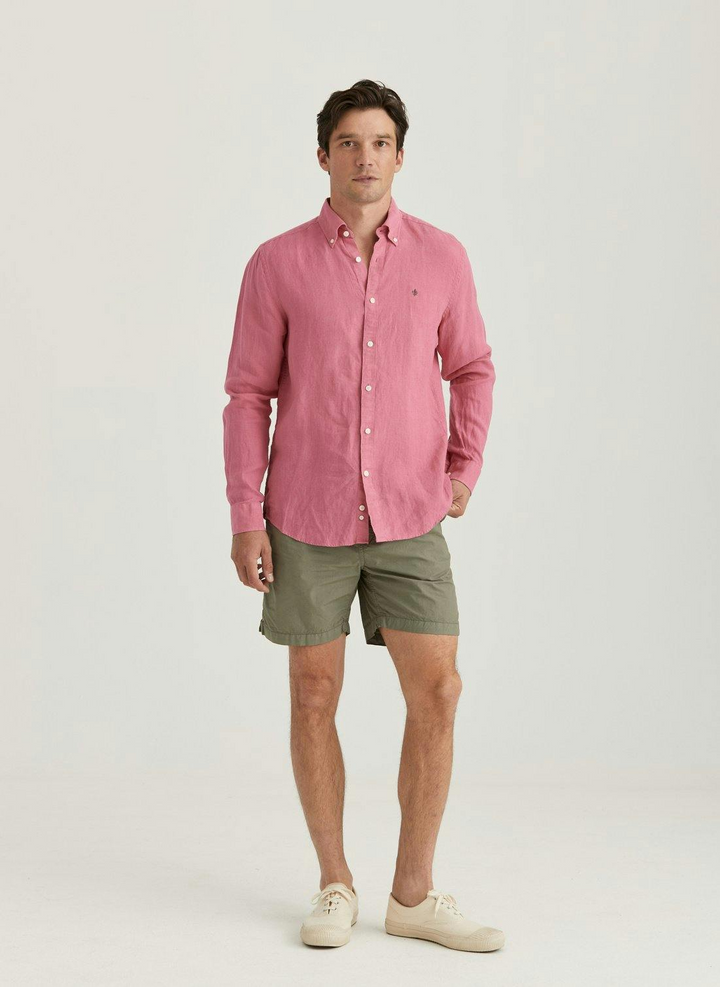 Douglas Linen Shirt-Classic Fit