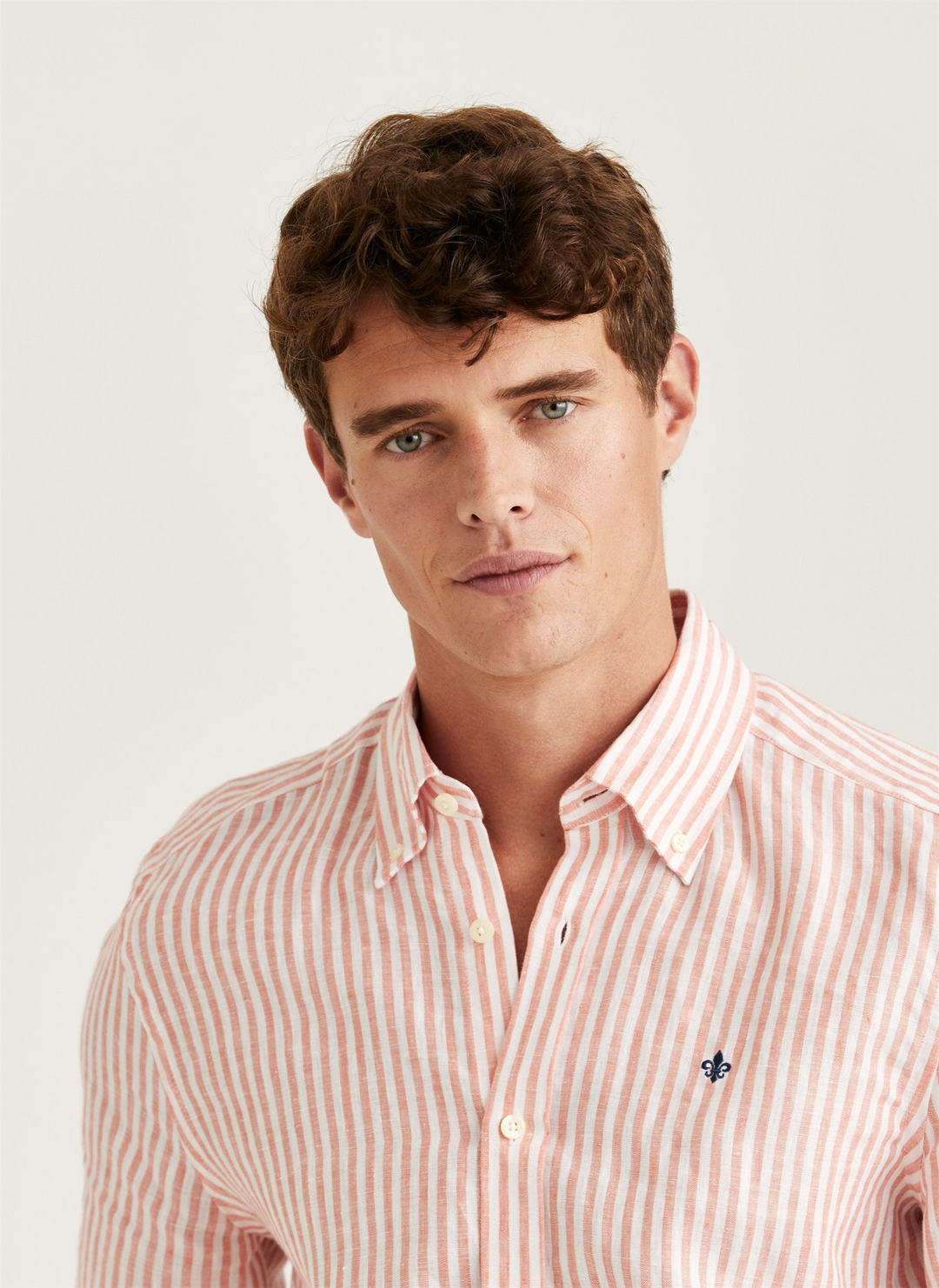 Douglas Linen Stripe Shirt