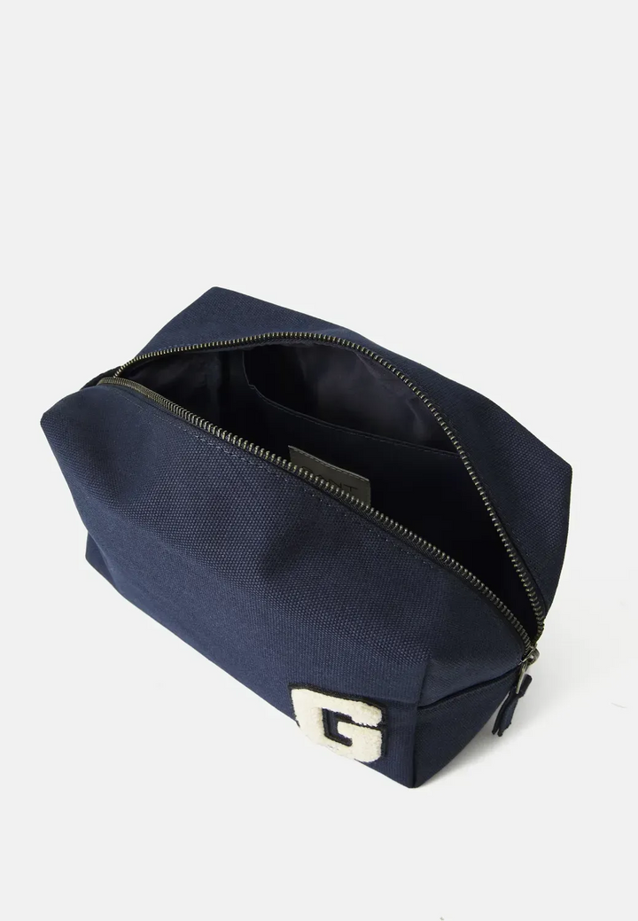 G Badge Cotton Canvas Washbag