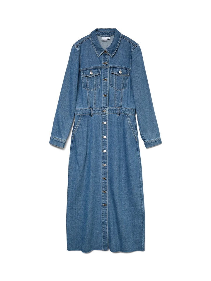 VMMolly LS Ank Denim Dress