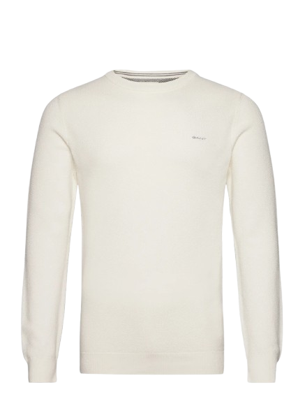Cotton Pique C-neck