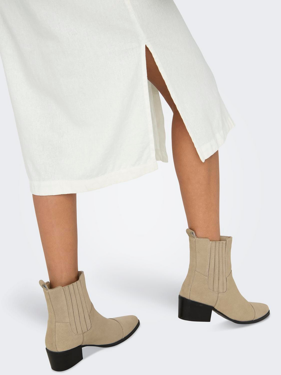 onlcaro linen shirt dress