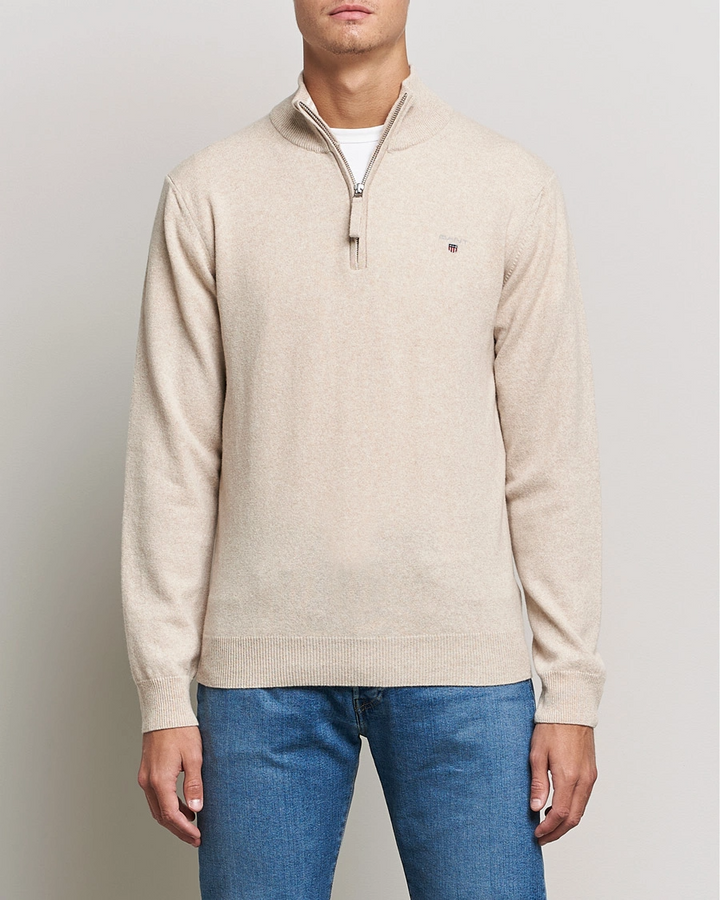 Superfine Lambswool Half Zip